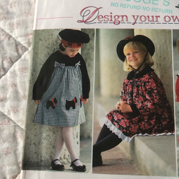 Simplicity Pattern 9777 - sizes 5-6-6x Design your own dress pattern. Uncut - Picture 4 of 9